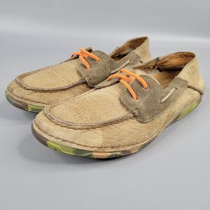 Ariat Kids Shoes Youth Size 3 Brown Slip-On Casual Leather Loafers